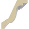 Ekena Millwork 3"H x 2 3/4"P x 4 1/8"F x 94 1/2"L Floral Crown Moulding MLD04X02X04FL - alternate 4